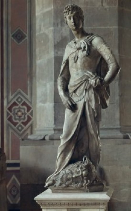 David #2 Donatello (ca1386-1466 Italian) Museo Nazionale de Bargello Florence Italy Canvas Art - Donatello (18 x 24)