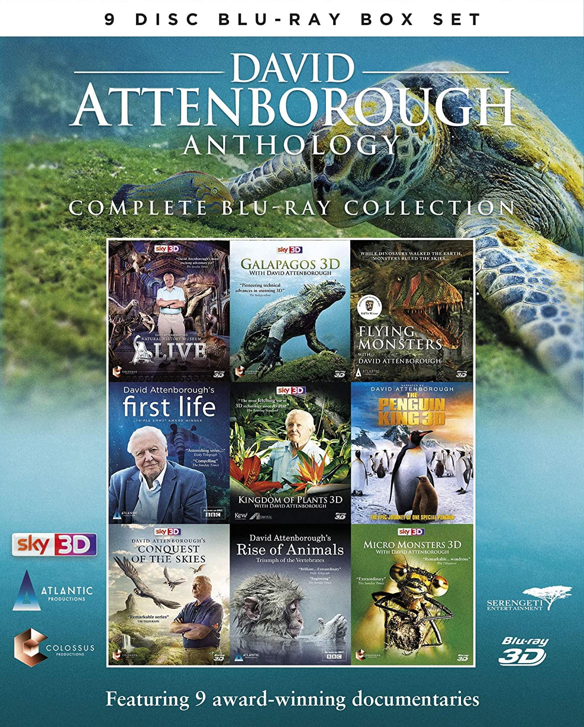 (未使用･未開封品)David Attenborough-3d Collection [Blu-ray] David Attenborough Anthology - Complete Blu-Ray Collection [3D Blu