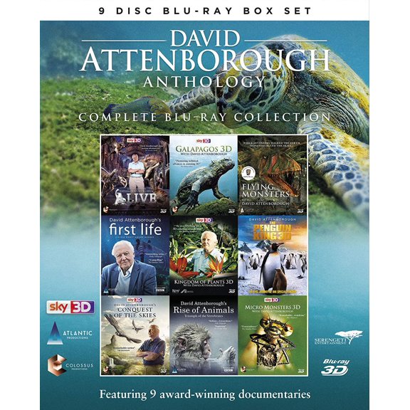 David Attenborough Anthology - Complete Blu-Ray Collection [3D Blu-ray]
