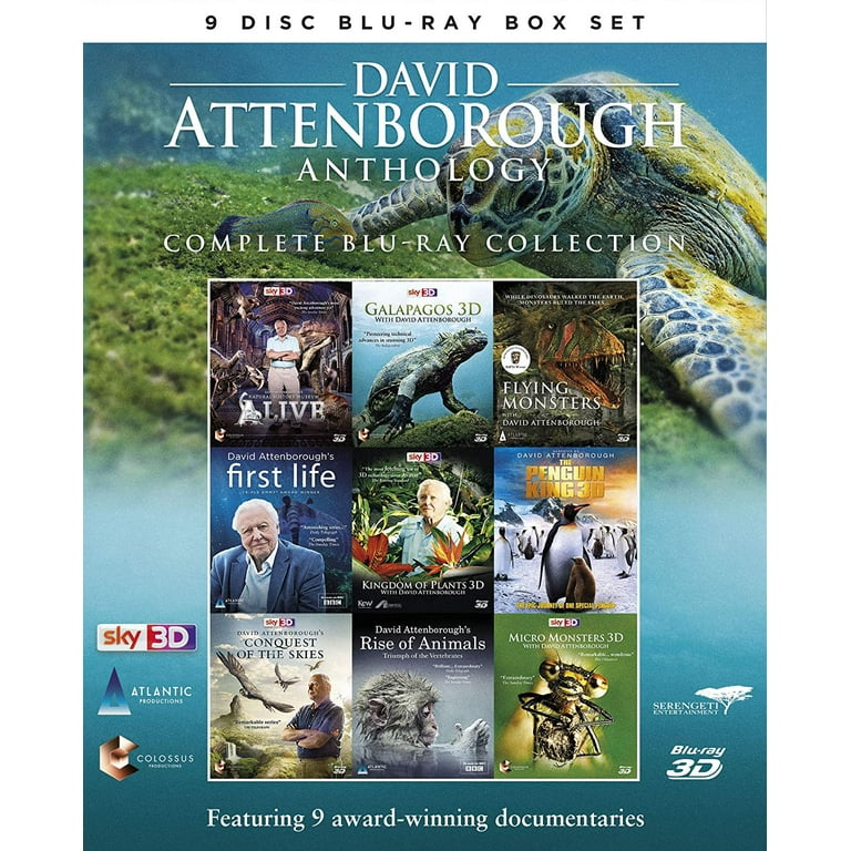 (未使用･未開封品)David Attenborough-3d Collection [Blu-ray] David Attenborough, Complete Blu-Ray Collection, 9 Series, 3D Blu