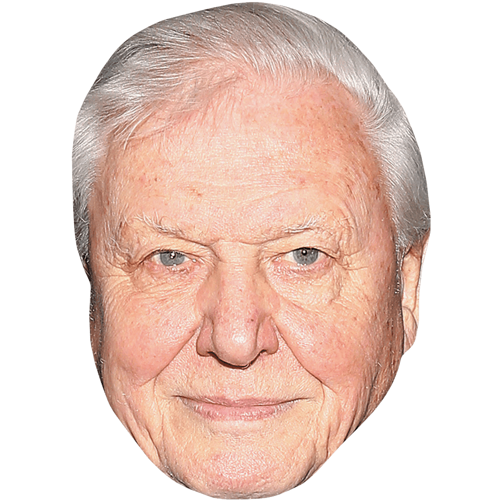 David Attenborough (Old) Flat Cardboard Face - Walmart.com