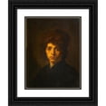 thumbnail image 1 of David Bailly 15x18 Black Ornate Wood Framed Double Matted Museum Art Print Titled - Young Man with a Fur Hat (C. 1635 - C. 1640), 1 of 5