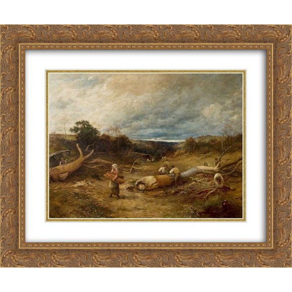 David Bates 2x Matted 24x20 Gold Ornate Framed Art Print 'Hearts of Oak '