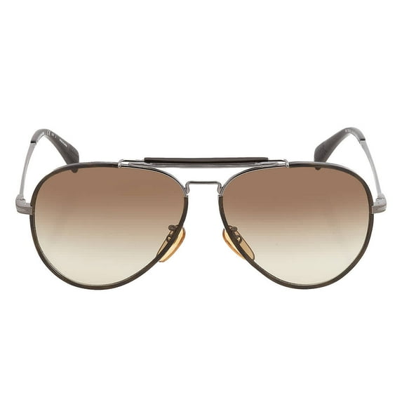 David Beckham Brown Gradient Pilot Men's Sunglasses DB 7003/S 0KJ1/HA 61