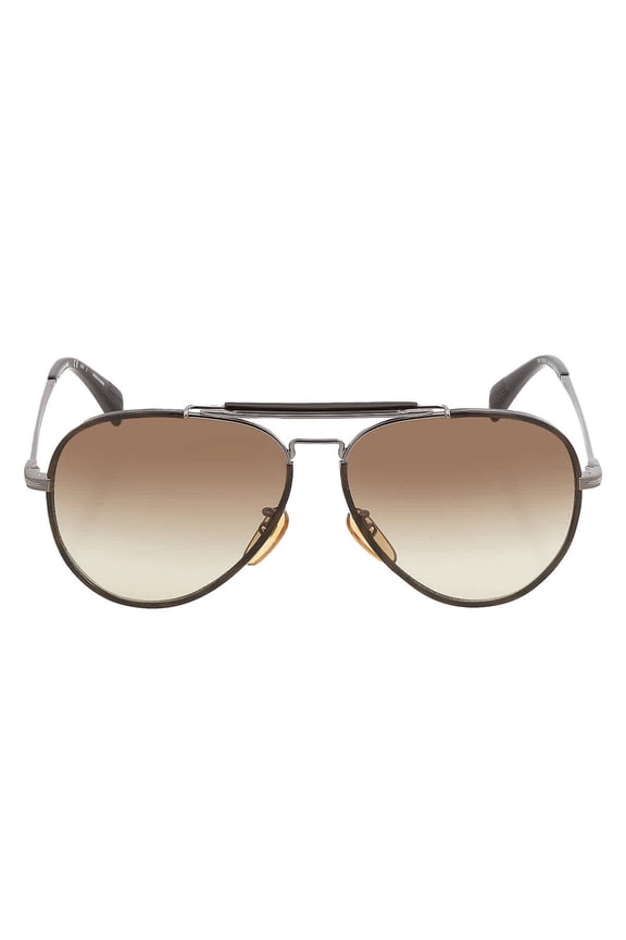 Brown Gradient Pilot Men's Sunglasses DB 7003/S 0KJ1/HA 61