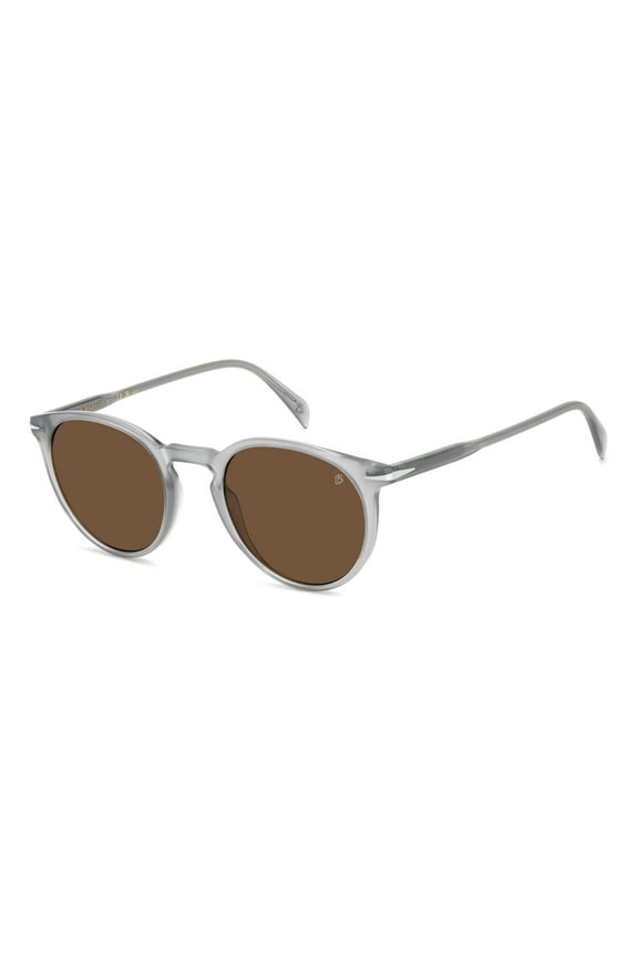 DB 1139/S KB7-70 51 Sunglasses - Transparent Grey Frame, Brown Lenses