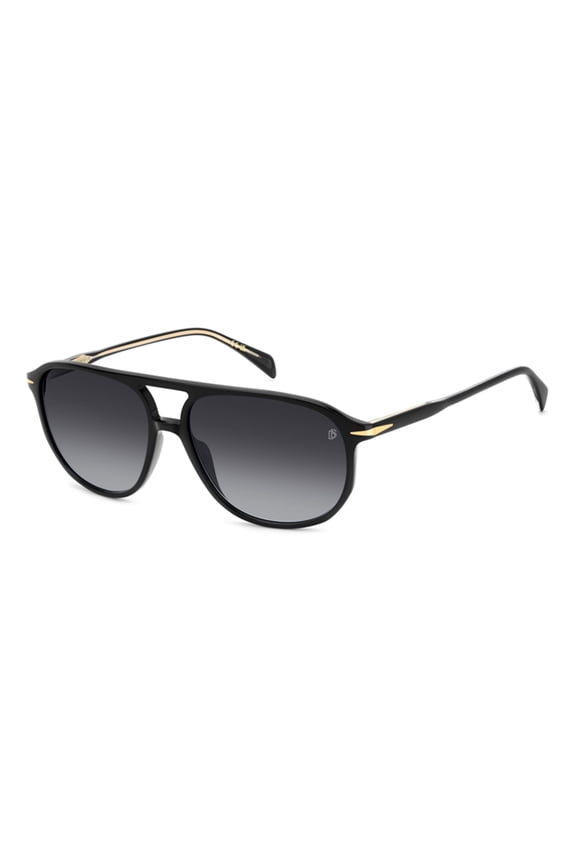 DB 1159/S 807-9O 58 Men's Sunglasses - Black Frame, Dark Grey Shaded Lenses