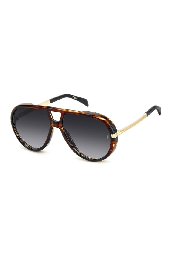 - DB 99/VOYAGER, Pilot acetate men  BROWN HORN GOLD/ DARK GREY SHADED