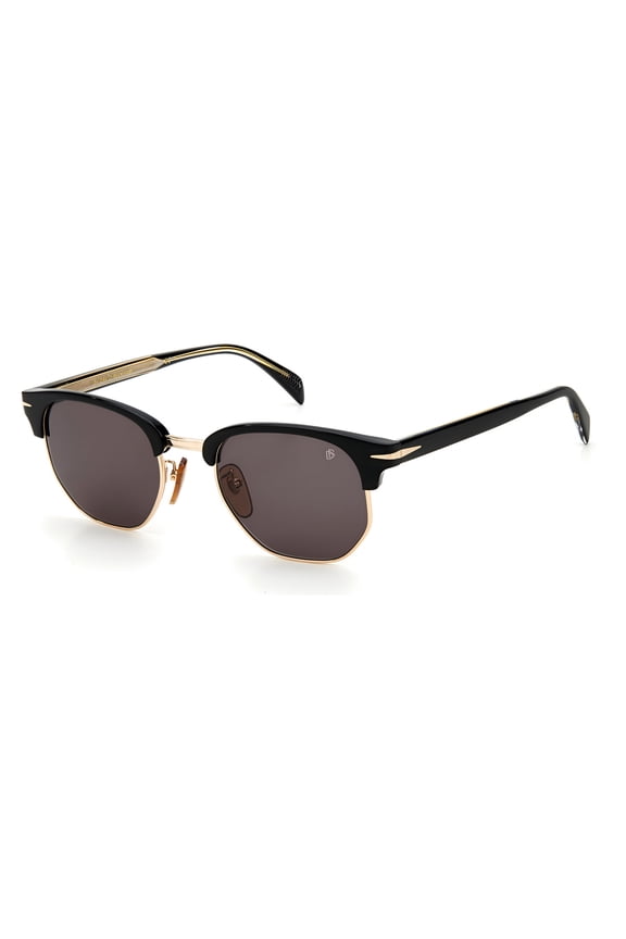 DB 1002/S 02M2IR 51mm Browline Sunglasses Men's Black Gold