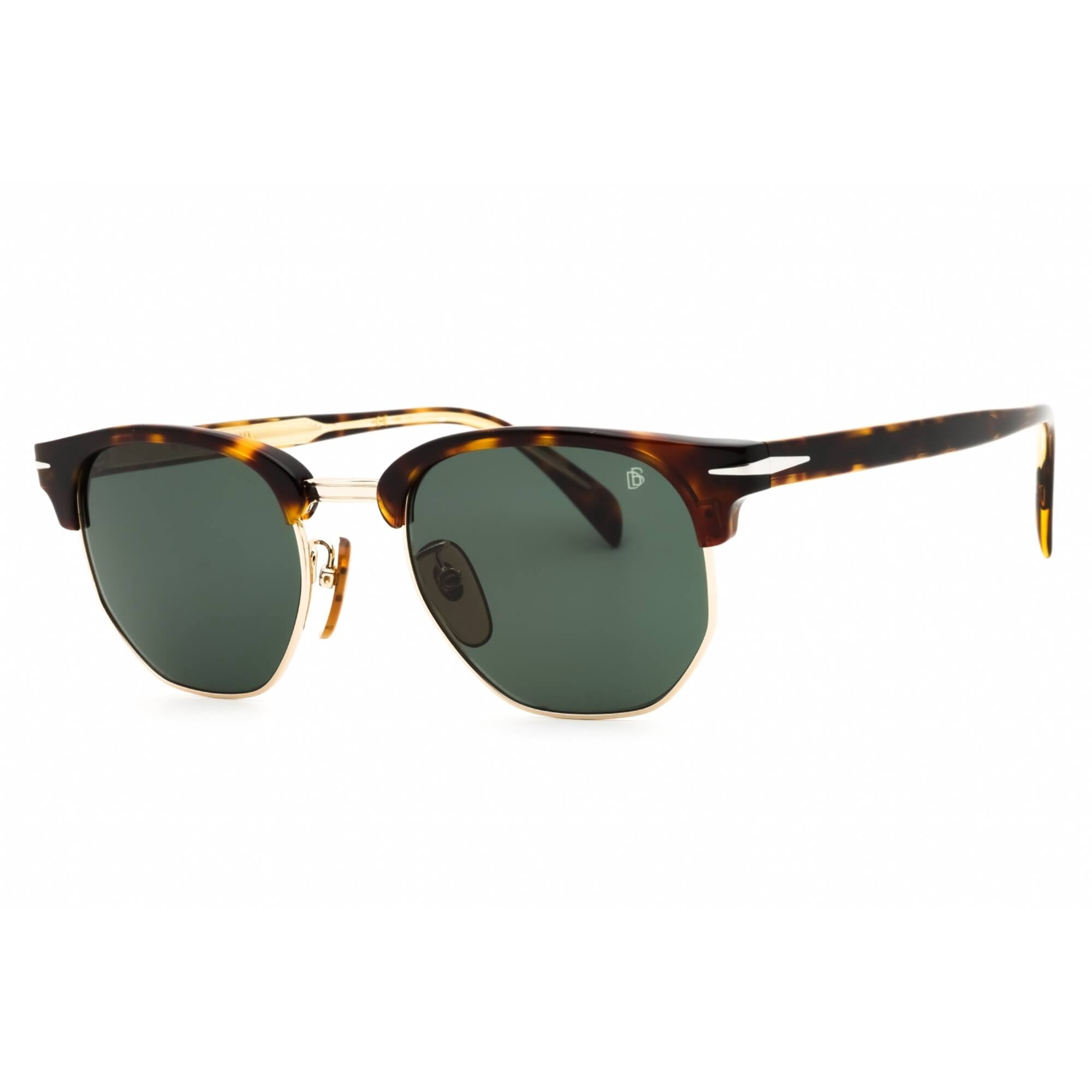 David Beckham DB 1002/S 0086QT 51mm Browline Sunglasses Men's Havana
