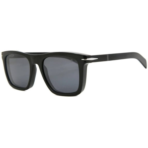 David Beckham Db 7000/S Full Rim Square Black Sunglasses