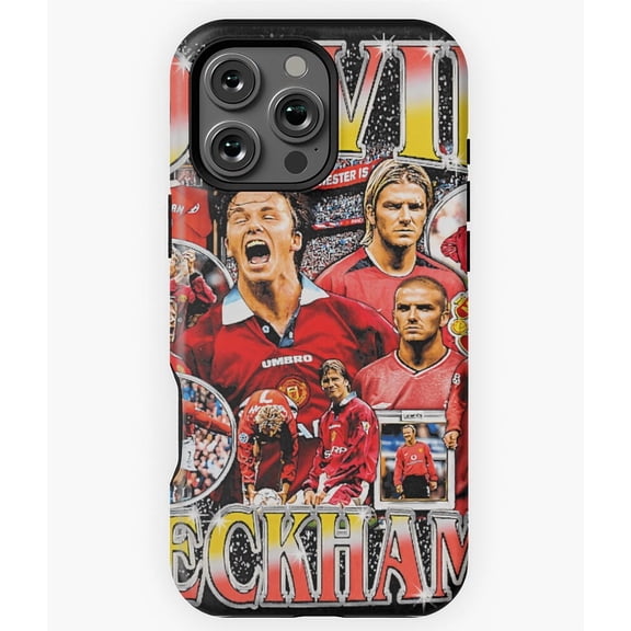 David Beckham Man Utd Collage M3220 Phone Case for iPhone 17 16 15 14 13 12 11 Pro Max