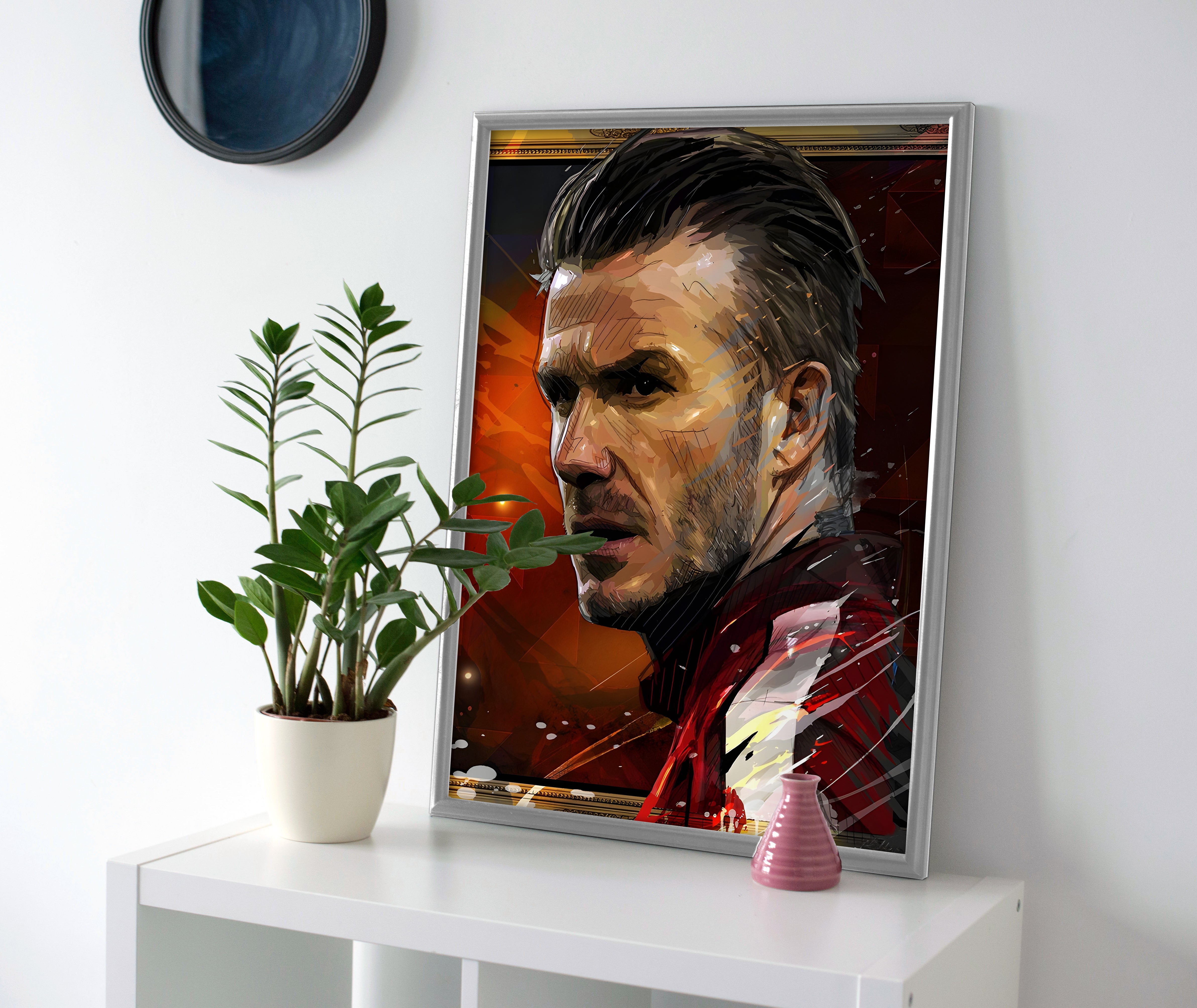 David Beckham Poster Or Canvas Wall Art Walmart