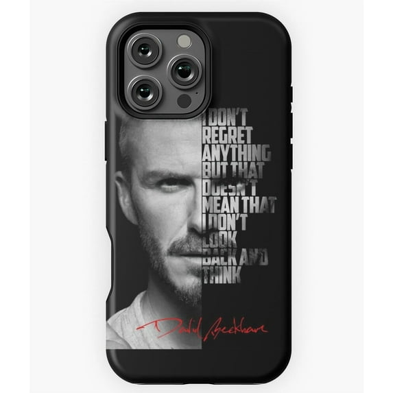 David Beckham Quote Poster B&W - Fashion Phone M97 M3230 Phone Case for iPhone 17 16 15 14 13 12 11 Pro Max