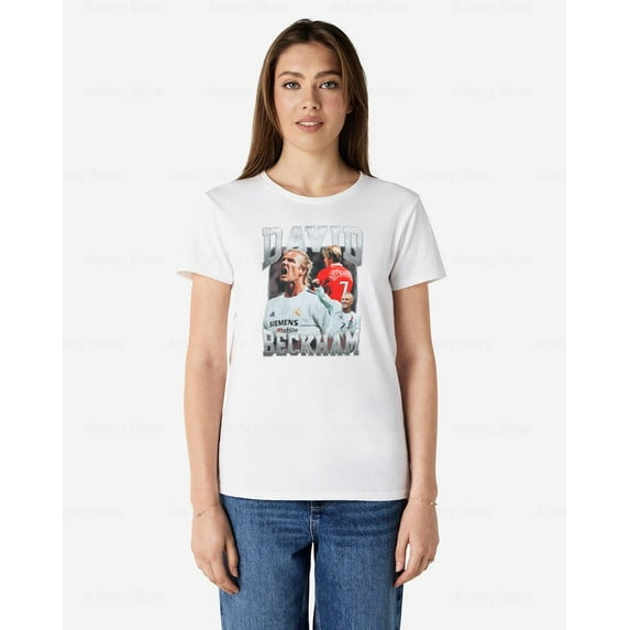 David Beckham Vintage 90s Football Soccer Sport Fun T-Shirt unisex up to 5XL