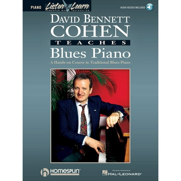 David Bennett Cohen Teaches Blues Piano - Book/Online Audio (Paperback) by David Bennett Cohen