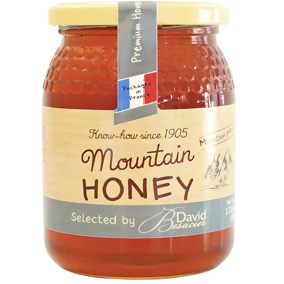 David Besacier Mountain Natural Honey French Organic Product 500g/ 17.64oz