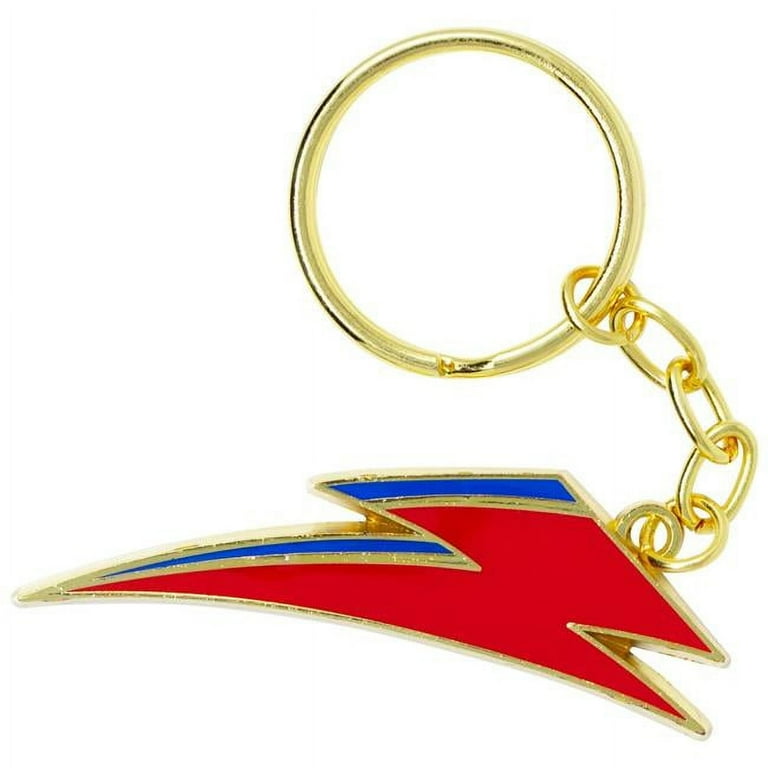 David Bowie 805247 David Bowie Lightning Bolt Logo Keychain