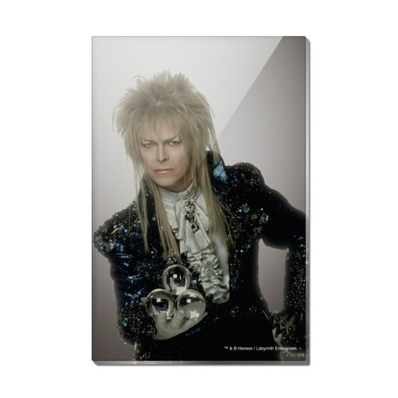 David Bowie As Jareth From The Labyrinth Rectangle Acrylic Fridge Refrigerator Magnet