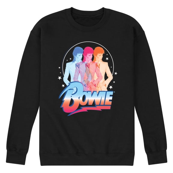David Bowie - Bowie 3D - Men's Crew Neck Fleece Pullover