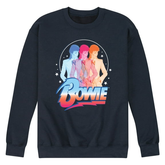 David Bowie - Bowie 3D - Men's Crew Neck Fleece Pullover