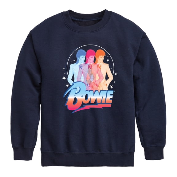 David Bowie - Bowie 3D  - Toddler & Youth Crewneck Fleece Sweatshirt
