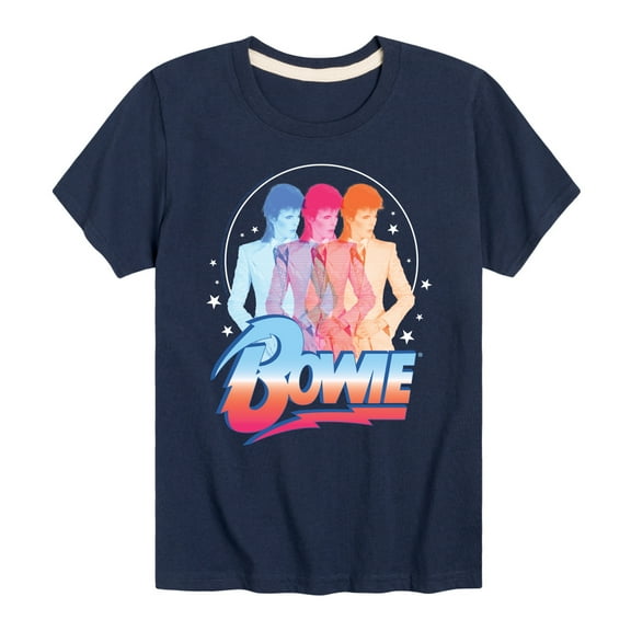 David Bowie - Bowie 3D  - Toddler & Youth Short Sleeve Graphic T-Shirt