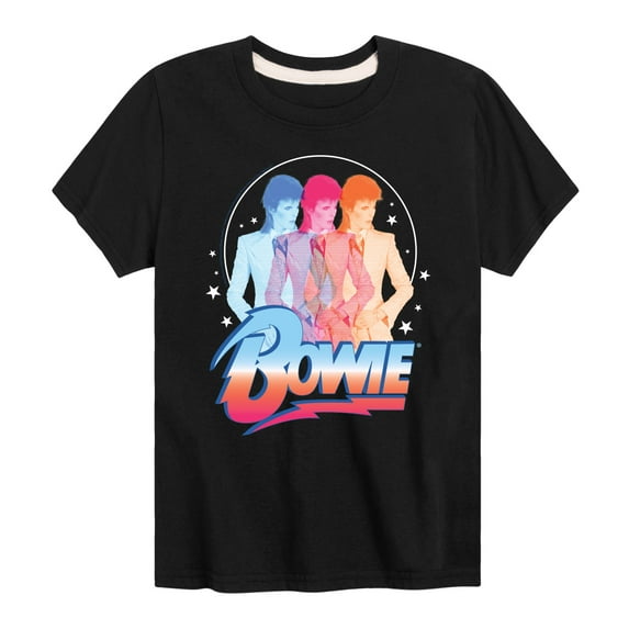 David Bowie - Bowie 3D - Toddler & Youth Short Sleeve Graphic T-Shirt