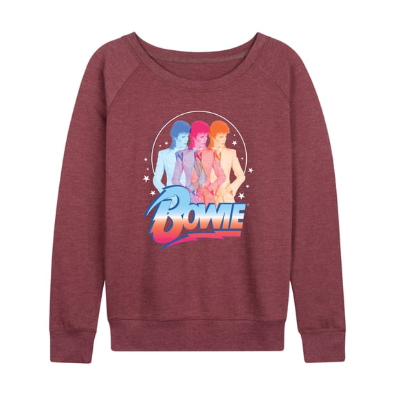 David Bowie - Bowie 3D - Women's Lightweight French Terry Long Sleeve Shirt