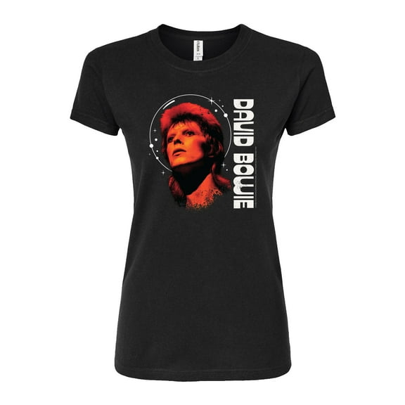 David Bowie - Bowie Constellation - Juniors Fitted Graphic T-Shirt