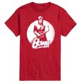 thumbnail image 1 of David Bowie - Bowie Distressed Circle - Men's Short Sleeve Graphic T-Shirt, 1 of 5