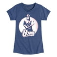 thumbnail image 1 of David Bowie - Bowie Distressed Circle - Toddler & Youth Girls Short Sleeve Graphic T-Shirt, 1 of 5