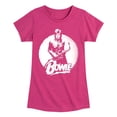 thumbnail image 1 of David Bowie - Bowie Distressed Circle - Toddler & Youth Girls Short Sleeve Graphic T-Shirt, 1 of 5