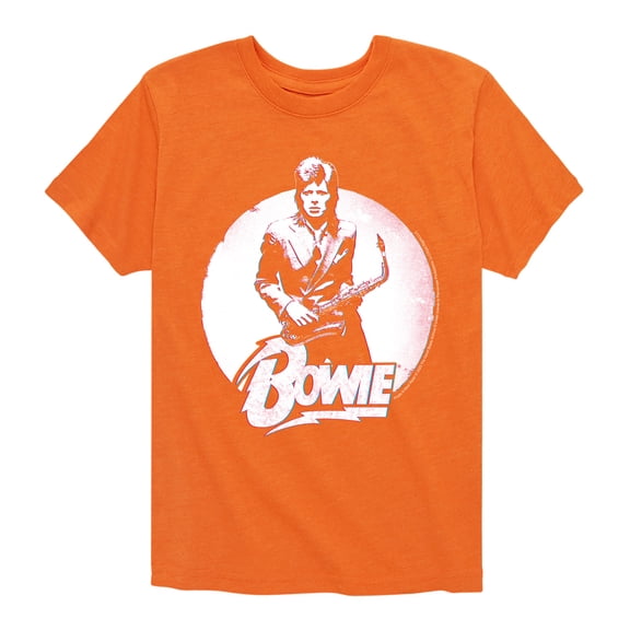 David Bowie - Bowie Distressed Circle - Toddler & Youth Short Sleeve Graphic T-Shirt