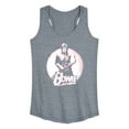 thumbnail image 1 of David Bowie - Bowie Distressed Circle - Women's Racerback Tank Top, 1 of 5