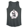 thumbnail image 1 of David Bowie - Bowie Distressed Circle - Women's Racerback Tank Top, 1 of 5