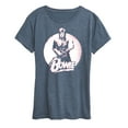 thumbnail image 1 of David Bowie - Bowie Distressed Circle - Women's Short Sleeve Graphic T-Shirt, 1 of 5