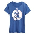 thumbnail image 1 of David Bowie - Bowie Distressed Circle - Women's Short Sleeve Graphic T-Shirt, 1 of 5