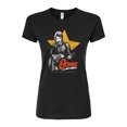 thumbnail image 1 of David Bowie - Bowie Guitar With Star   - Juniors Fitted Graphic T-Shirt, 1 of 5