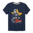 thumbnail image 1 of David Bowie - Bowie Guitar With Star  - Toddler & Youth Short Sleeve Graphic T-Shirt, 1 of 5