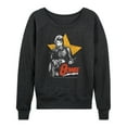 thumbnail image 1 of David Bowie - Bowie Guitar With Star - Women's Lightweight French Terry Long Sleeve Shirt, 1 of 5