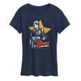 thumbnail image 1 of David Bowie - Bowie Guitar With Star - Women's Short Sleeve Graphic T-Shirt, 1 of 5