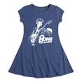thumbnail image 1 of David Bowie - Bowie Punk - Toddler & Youth Girls Fit & Flare Dress, 1 of 1
