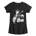 thumbnail image 1 of David Bowie - Bowie Punk - Toddler & Youth Girls Short Sleeve Graphic T-Shirt, 1 of 5