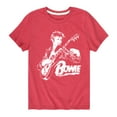 thumbnail image 1 of David Bowie - Bowie Punk - Toddler & Youth Short Sleeve Graphic T-Shirt, 1 of 5