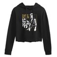 thumbnail image 1 of David Bowie - Bowie Santa Monica  - Juniors Cropped Pullover Hoodie, 1 of 5
