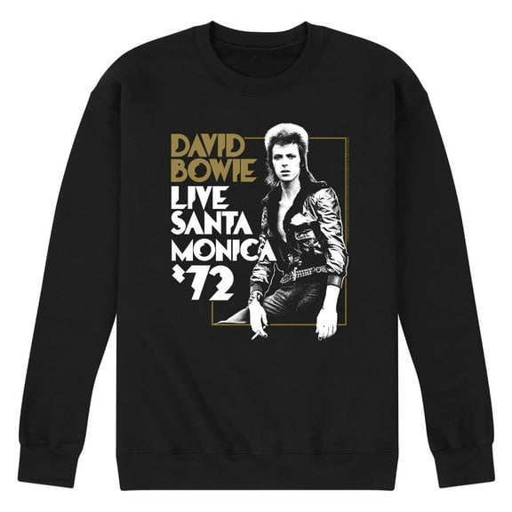 David Bowie - Bowie Santa Monica - Men's Crew Neck Fleece Pullover