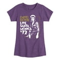 thumbnail image 1 of David Bowie - Bowie Santa Monica - Toddler & Youth Girls Short Sleeve Graphic T-Shirt, 1 of 5