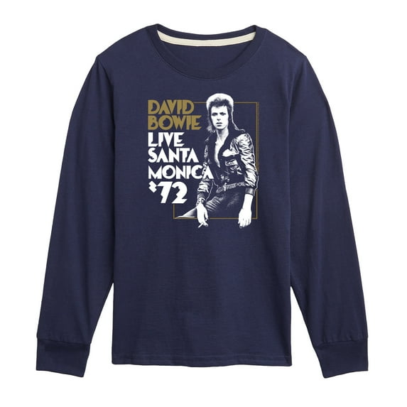 David Bowie - Bowie Santa Monica - Toddler & Youth Long Sleeve Graphic T-Shirt