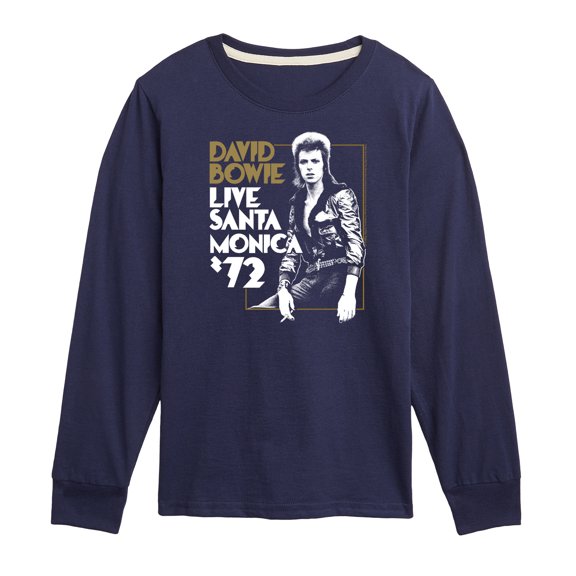 David Bowie - Bowie Santa Monica - Toddler & Youth Long Sleeve Graphic T-Shirt